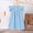 Sky Blue, variant on NAISIBABY Girls A-line Dress, Pleated Casual Ruffle Sleeveless Summer Play Dress Beige 5-6T
