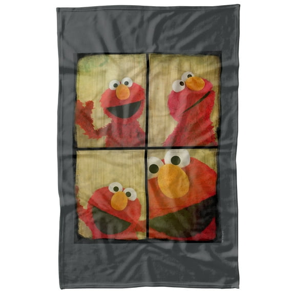 Sesame Street Photo Booth Elmo Officially Licensed Fleece Blanket 36' x 58'