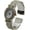 Silver, variant on Blekon Collections Analog Quartz 26mm Case Antique Designed Bezel Rhinestone Bangle Cuff Watch (Gold)