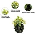 thumbnail image 3 of Artificial flowers, artificial succulents, potted plants, home decorations, artificial green plants - type:style1, 3 of 5