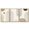 thumbnail image 3 of Drsoum Boho Wall Art 24x36in3pcs Large Natural Framed Minimalist Bohemain Wall Printing Abstract Canvas Prints Decor, 3 of 6