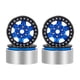 thumbnail image 3 of 4 piezas de repuesto para bujes de rueda de coche de carreras, accesorios para llantas RC resistentes Azul, 3 of 9
