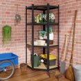 4Tier Corner Shelving Unit Adjustable Garage Storage Utility Rack Load