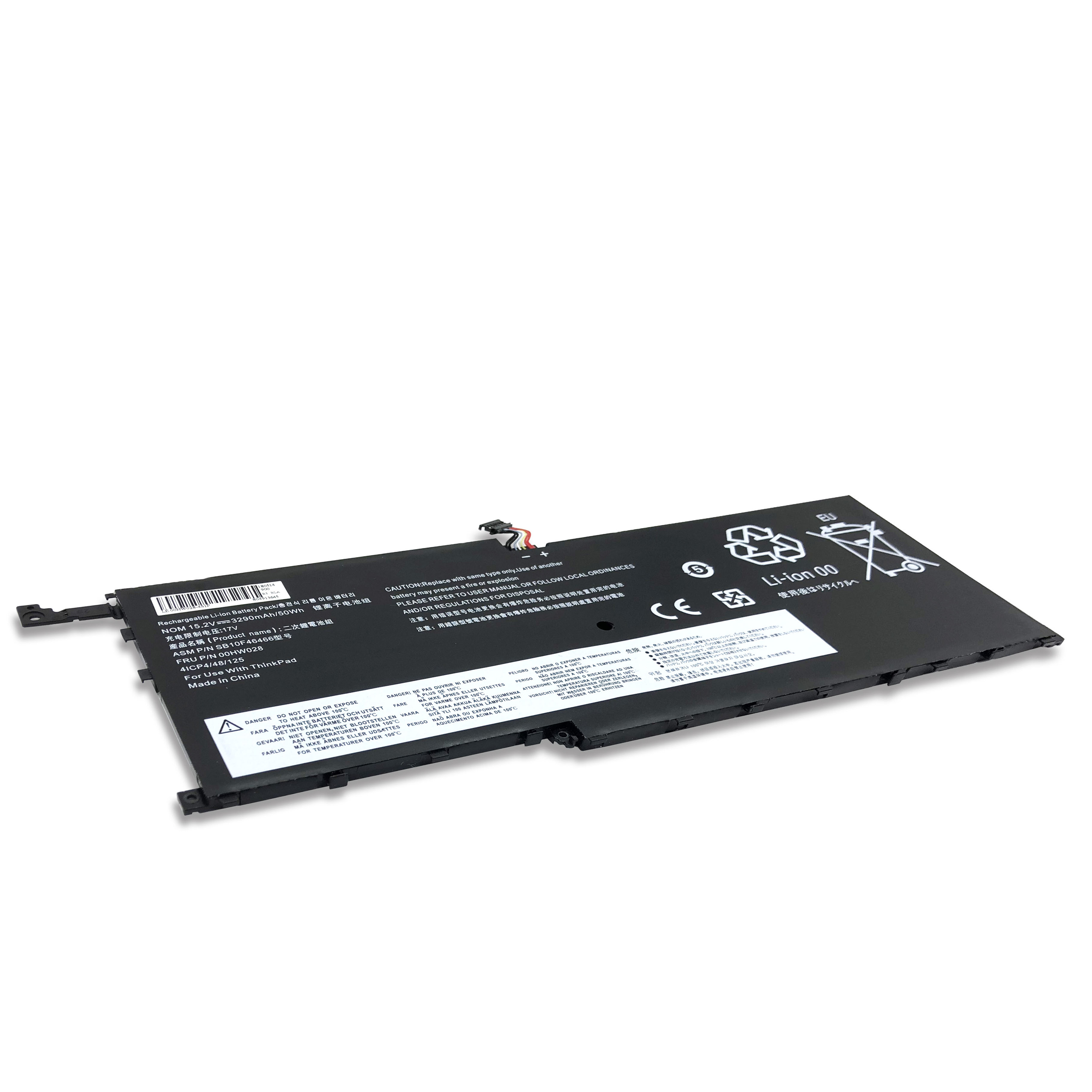 56Wh Replacement Battery For Lenovo ThinkPad X1 Yoga 1st/2nd Gen & X1 Carbon 4th Gen