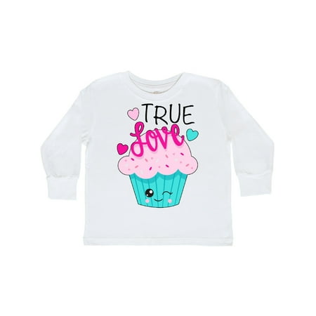 

Inktastic True Love Cupcake Gift Toddler Boy or Toddler Girl Long Sleeve T-Shirt