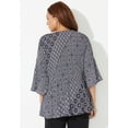 thumbnail image 2 of Catherines Women's Plus Size Affinity Chain Pleated Blouse, 2 of 6