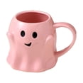 thumbnail image 2 of Gecau Halloween Themed Ghost Shape Mug Weird Drinking Cup Ceramic Ideal Decor for Halloween Party Home Must Have Gift 450ml, 2 of 6