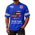 thumbnail image 4 of 250 Anniversary Baseball Jersey Patriotic Shirts for Men USA 1776-2026 250Th Anniversary Merchandise 2026 Blue S, 4 of 5