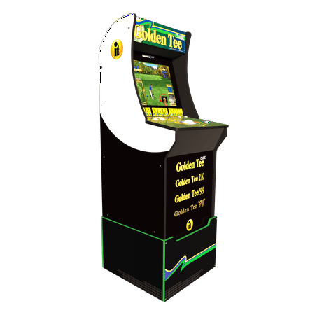 Golden Tee Arcade Machine with Riser, 4ft, (Best Arcade Games 80s)