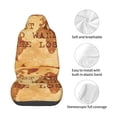thumbnail image 4 of Fuzoiu Not All Those Who Wander Are Lost2 Print Elastic Car Seat Covers, Seat Cover Protector,Universal Fit Interior Covers for Most Cars,Washable Seat Cover Non Slip for SUV,Sedan,Van, 4 of 5