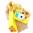 thumbnail image 2 of Creative Capybara Camera Keychain Feature Projection Fun Design Multiple Color Bag Hanging Decoration Accessory Gift, 2 of 7