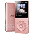 thumbnail image 1 of Reproductor MP3 AGPTEK A02 Bluetooth 5.3 32GB con altavoz en oro rosa, 1 of 9