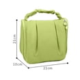 thumbnail image 4 of For Girls Elegant Candy Color Handbag Storage Cases Travel Wash Bag Makeup Bag Hanging Toiletry Bag Women Cosmetic Bag Korean Storage Bag GREY, 4 of 8