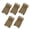 Mud color, variant on CEORPER 5Pcs Button Backpack Connecting Buckle Webbing Clip Accessories Strap Buckle