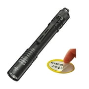 Nitecore MT2A Pro 1000 Lumen LED EDC Rechargeable Flashlight, Use 2x AA + Nitecore Sticker