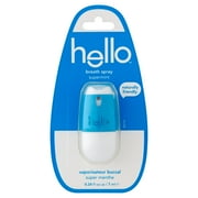 Hello Naturally Friendly Supermint Breath Spray, 0.24 fl oz