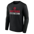 thumbnail image 2 of Men's Black Toronto Raptors Let's Go Long Sleeve T-Shirt, 2 of 3