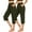 Army Green&Army Green, variant on 2 Pack Capri Leggings for Women - High Waisted Capris Soft Tummy Control Yoga Pants with Pockets Loose Straight Wide Leg Workout Cropped Trousers Sky Blue&Sky Blue XXL