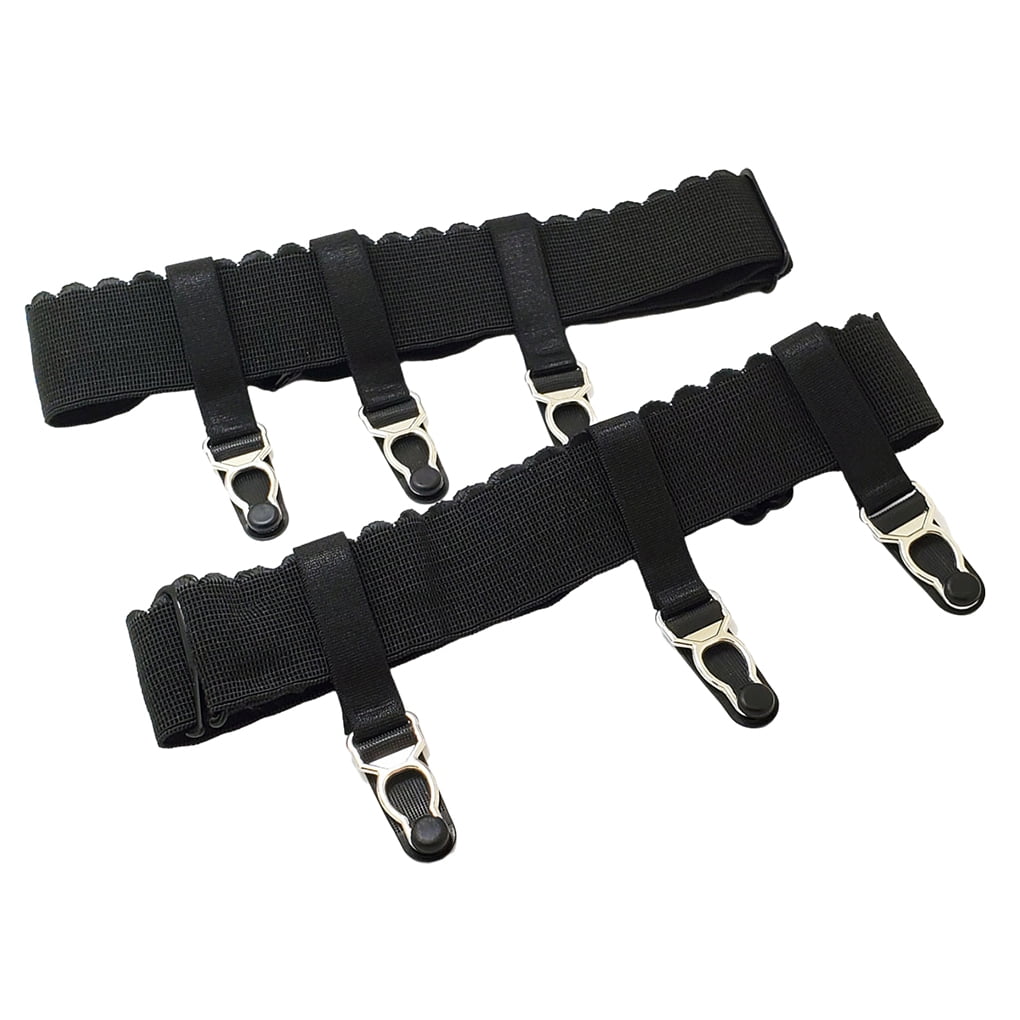 Justharion 2pieces Comfortable And Light To Wear Garter Belt Outfit With Ease And Comfort Sexy And Fashionable Black M