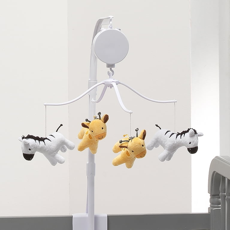 Bedtime Originals Mighty Jungle Animals Giraffe/Zebra Musical Baby