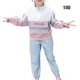 thumbnail image 3 of Qarigey Traje deportivo para niña de 2 uds., traje de manga larga con cremallera y letras para niños, ropa de dibujos animados para niños, conjuntos de ropa Rosa ciento sesenta, 3 of 6