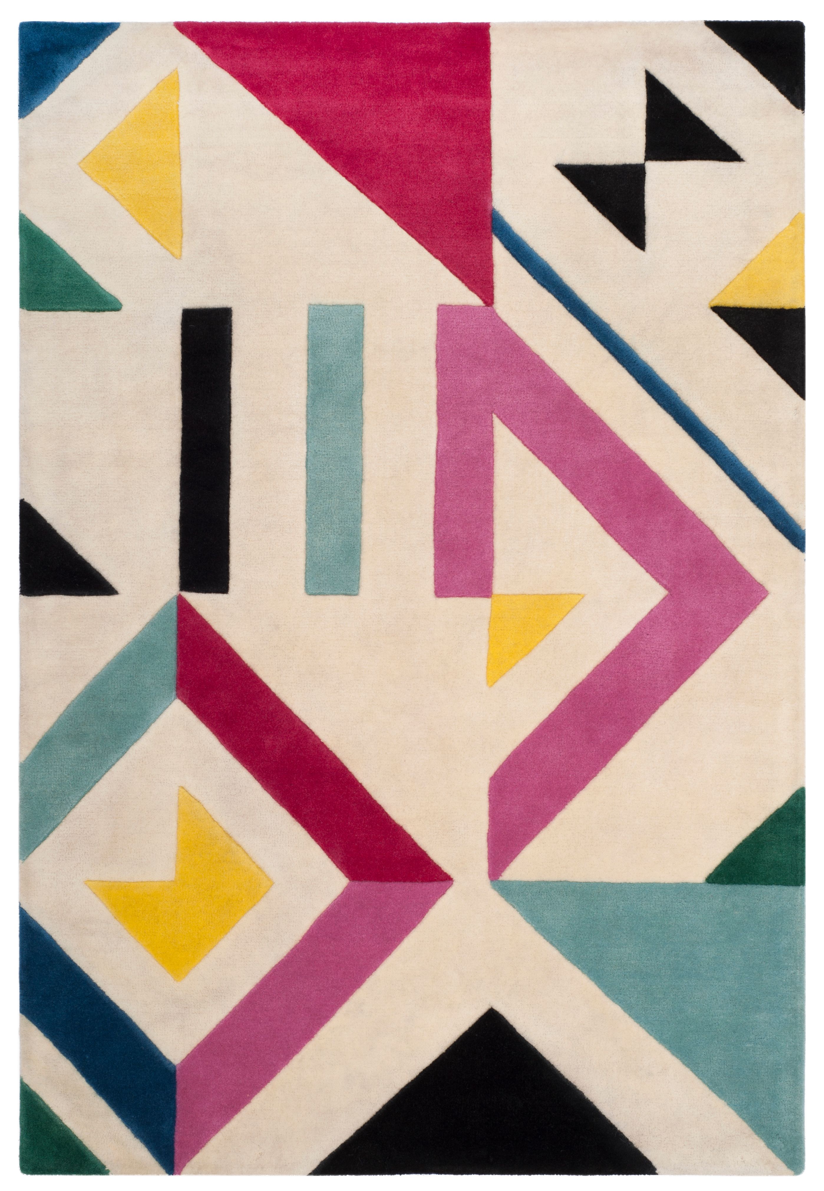 SAFAVIEH Fifth Avenue Russell Southwestern Area Rug, Ivory/Multi, 4' x 6'