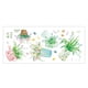 thumbnail image 2 of Pegatinas de pared de PVC con flores frescas y plantas verdes | Adhesivos murales removibles para dormitorio, sala de estar, porche | Decoración de pared para habitaciones infantiles, guarderías y, 2 of 9