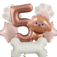 thumbnail image 6 of Glasses Puppy Balloon digital Balloon Set with Dog Bone and Dog Paws for children's birthday parties, 6 of 9
