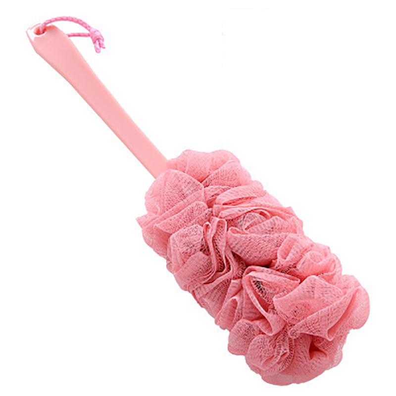 MINM Bath brush Color plastic long handle bath brush wavy bath brush scrub back bath brush brush