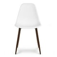 thumbnail image 5 of Poly & Bark Vortex Side Chair Walnut Legs in White (Set of 2), 5 of 10