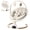 Beige, variant on Babyomi Baby Swing with Auto Rocking, Adjustable Recline & Speed, Remote Control, Timer, Bluetooth Music, Toy Bar & Secure 5-Point Harness for Infants, Beige