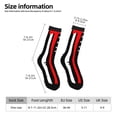 thumbnail image 4 of Goofa Firefighters USA Flag Printed Men's Crew Socks, Soft Durable Breathable Moisture-Wicking with Odor Control Cotton socks, 4 of 9