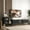 Black, variant on Wall Mounted Floating Design with 20 Color LEDs | For Home Movie and Game Sessions | Adds Modern Touch to Decor