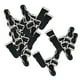 thumbnail image 1 of 20pcs Conveniente Corsé Liguero Agarraderas Liguero Clips Medias Negro, 1 of 8