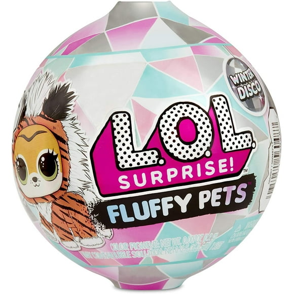 ¡Sorpresa de Toy L.O.L.! Discoteca de invierno Fluffy Pets con pelo