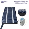 thumbnail image 2 of Medacure Alternating Pressure Air Mattress for Hospital Beds with Quilted Nylon Cover - 80" x 36" x 8" (Twin) - Pump Included, 2 of 6