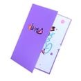 thumbnail image 4 of Tarjetas desplegables de papel, regalos, tarjeta 3D del Día de la Madre, tarjetas de felicitación para hijas, abuela Púrpura, 4 of 9