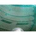 thumbnail image 2 of Eden Bath EB-GS03 Teal Glass Vessel Sink with Embossed Pattern, 2 of 7