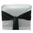thumbnail image 2 of Darling Souvenir Pack Of 10 Satin Chair Sashes Bow Sash For Wedding & Events Supplies Party Decoration Chair Cover Sash - Colors Available, 2 of 6