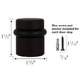thumbnail image 3 of Design House 2-Pack Modern Cylindrical Floor Mounted Door Stops with Rubber Bumper, Oil Rubbed Bronze, 3 of 15