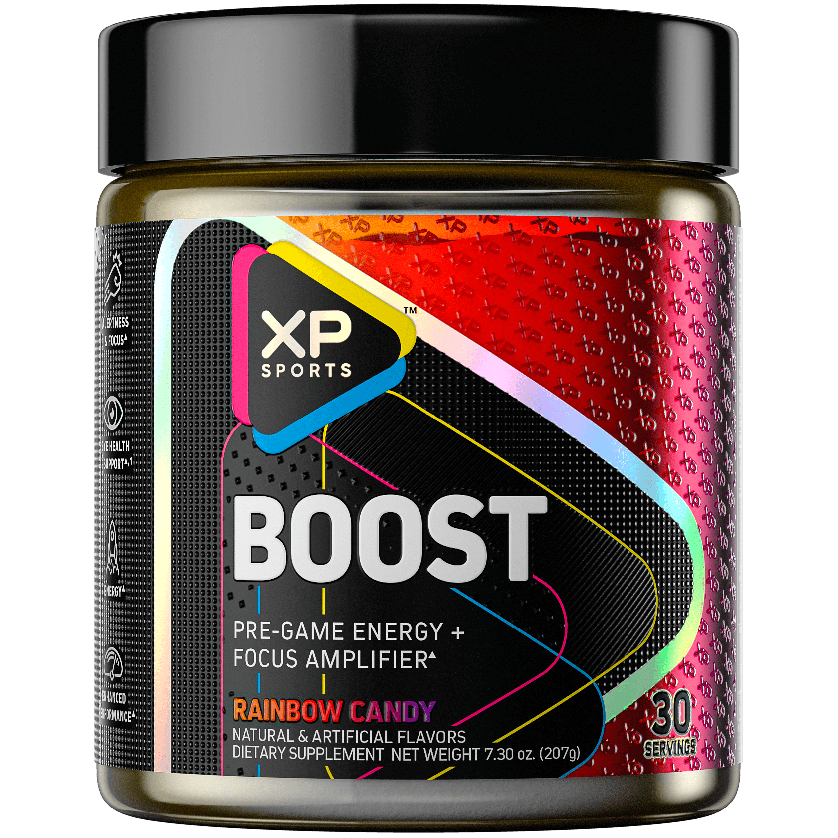 XP Sports Amino Acid Supplements For Gamers, Rainbow Candy Powder, 7.3 oz
