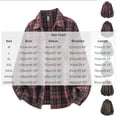 thumbnail image 3 of Gamivast Plaid Shirts for Men-Oversized Long Sleeve Button Down Shirt with Pockets Fall Collared Flannel Shirts Fall Jackets Hot Pink XL, 3 of 8