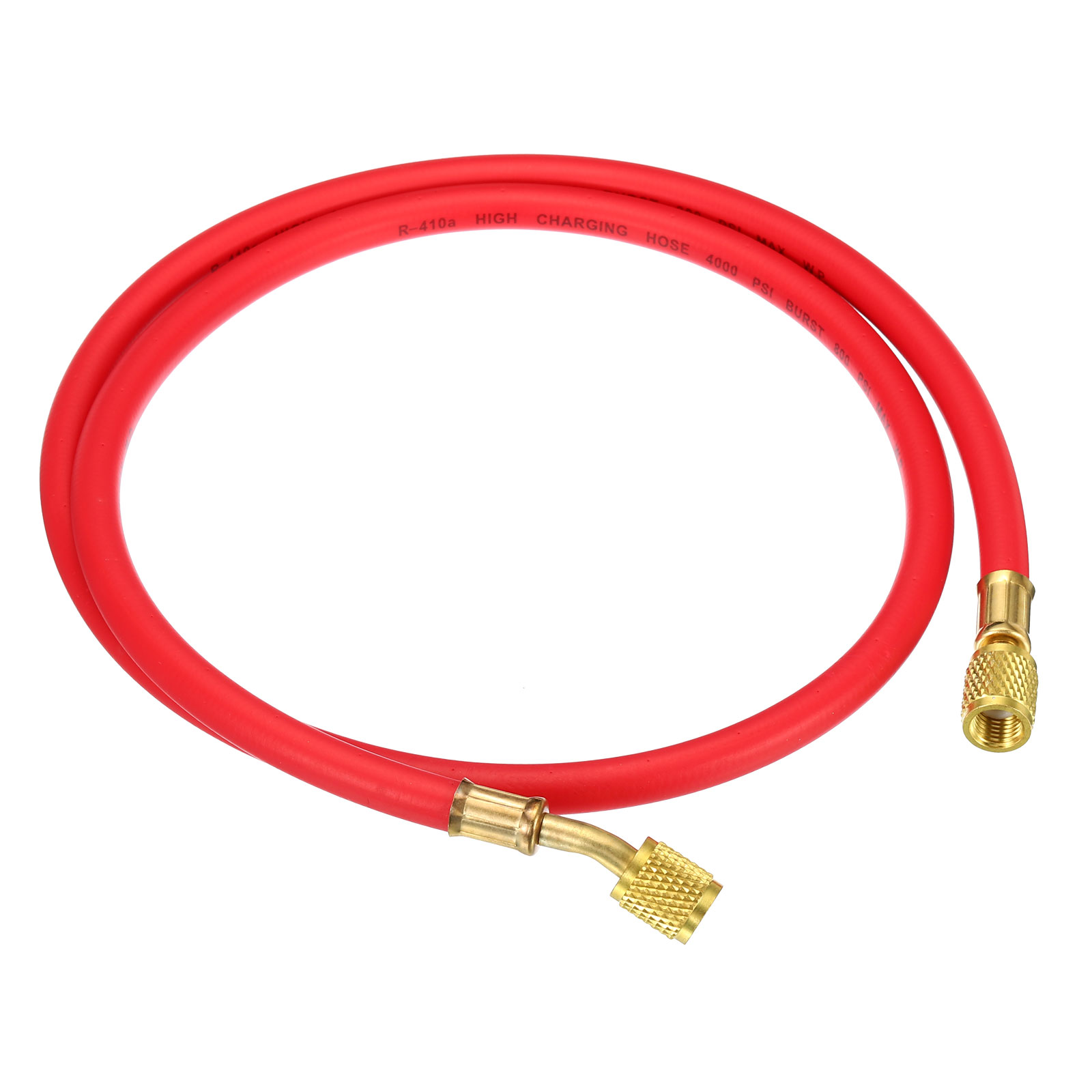 Uxcell 1/4 SAE Refrigerant Charging Hose 3.9ft 800PSI HVAC Hose for Air