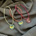 thumbnail image 6 of Giaone Trendy Love Heart Necklace Portable Glass Choker Birthday Present for All Ages, 6 of 13