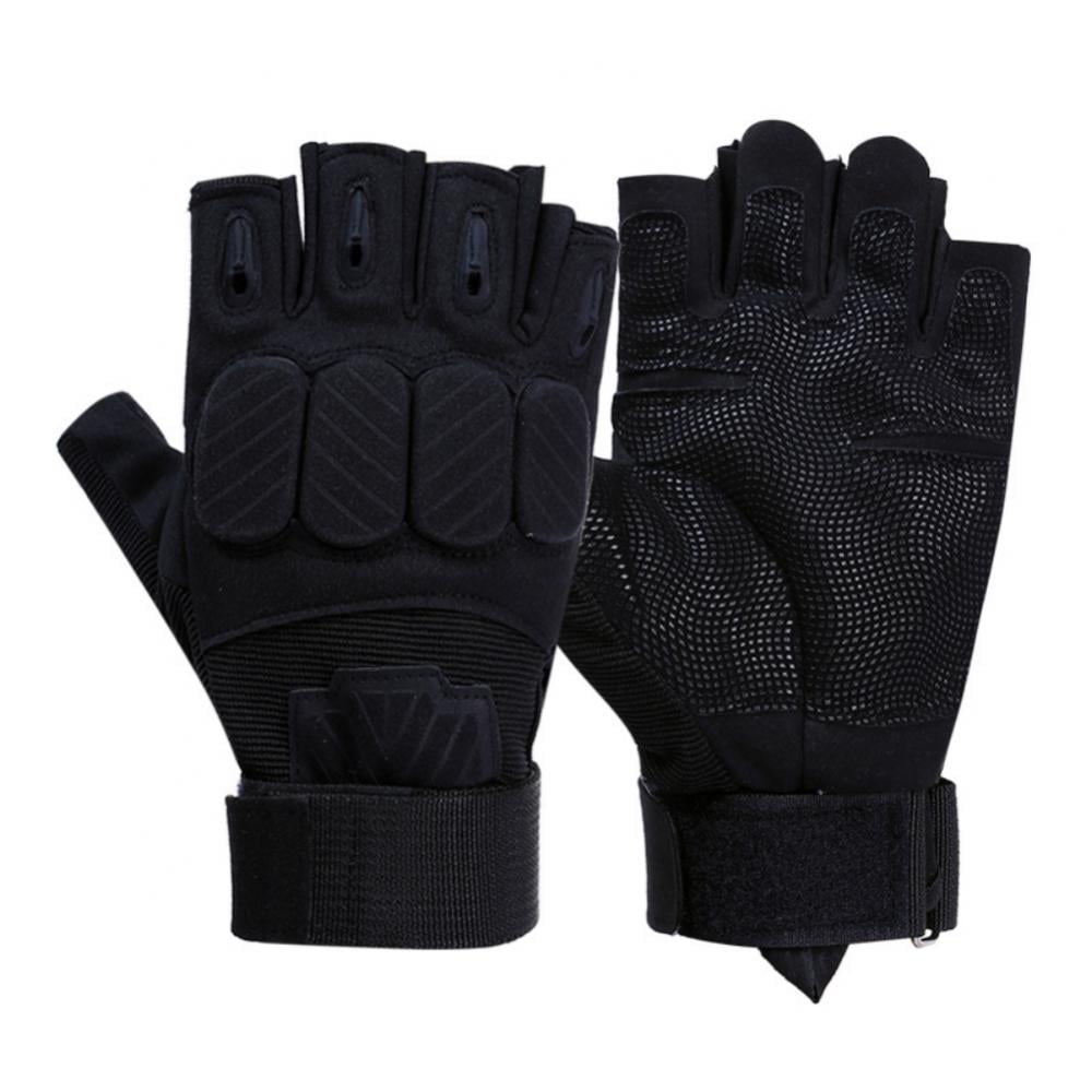 Motorcycle Gloves Half Finger Tactical Fingerless Sport Cycling Shooting Unisex 