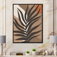 thumbnail image 2 of Designart 'Shapes and Tropical Leaf Silhouettes II' Modern Framed Canvas Wall Art Print, 2 of 5