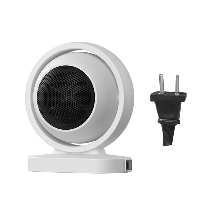 Calentador de espacio Control inteligente Anti sobrecalentamiento Ahorro de energía Bajo nivel de ruido Calentador de escritorio portátil Ventilador Blanco Enchufe CN 220V