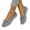 Gray, variant on Womens Breathable Knit Mesh Slip On Loafers Casual Bow Ballet Flats Shoe Comfortable Round Toe Lightweight Orthopedic Low Top Nurse Walking Shoe