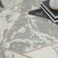 thumbnail image 6 of Nourison Elation Ivory/Grey 4' x 6' Area Rug, Modern, Geometric, Bed Room, Living Room, Dining Room, Kitchen, Easy Cleaning, Non Shedding,, 6 of 8