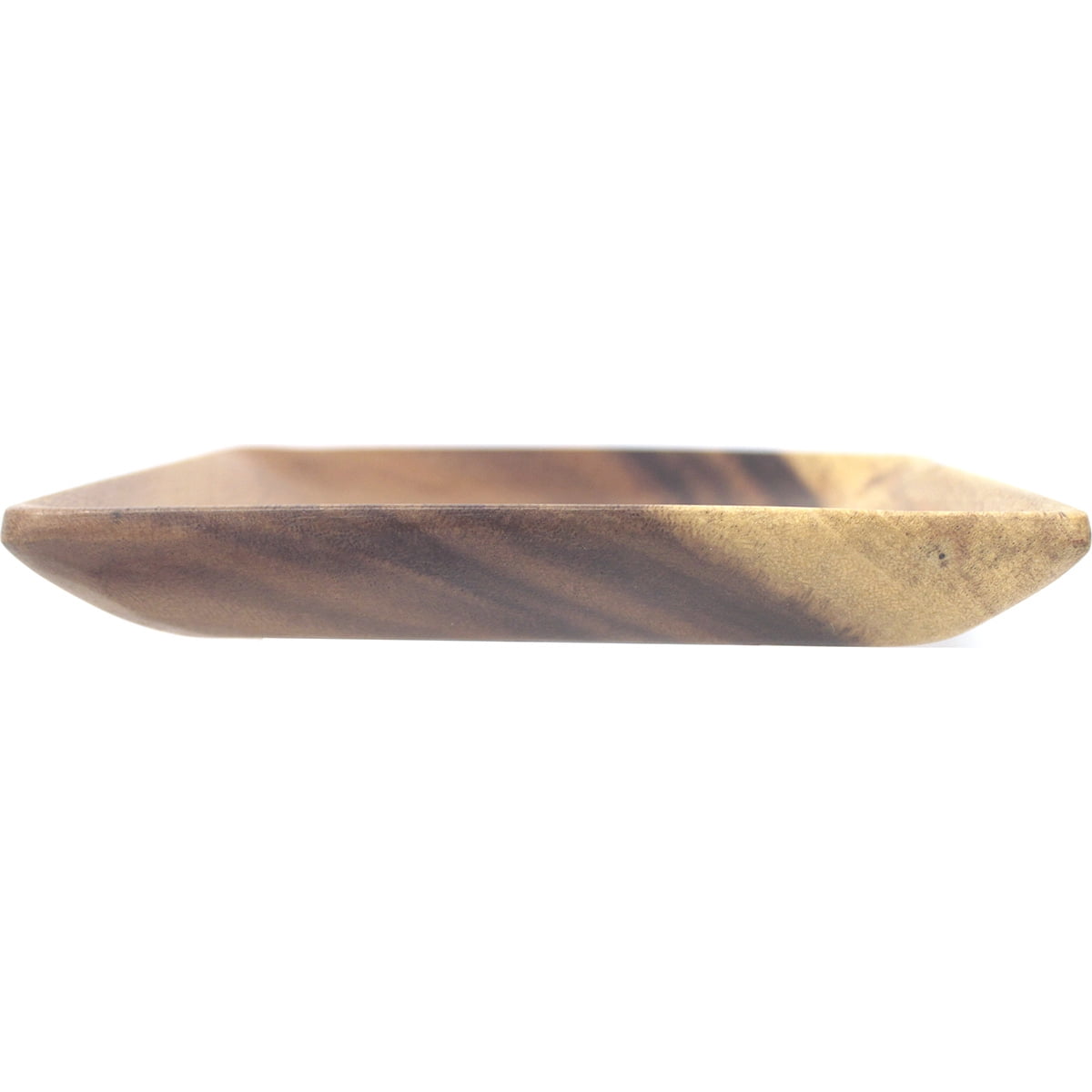 Island Imports Acacia 1"x8"x8" Square Dinner Plate